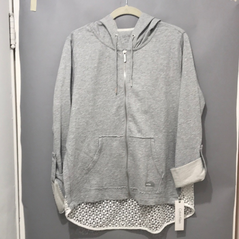 Calvin Klein Performance zip-up Hoodie Size Large